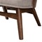 Baxton Studio Lovella MidCentury Modern Grey Fabric and Walnut Brown Finished Wood 2Piece Accent Chair Set 225-2PC-12949-ZORO - alternate 9